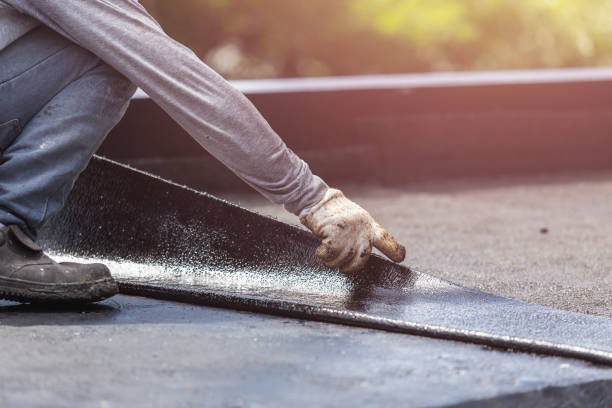 Professional Waterproofing technician working in Osceola, IN